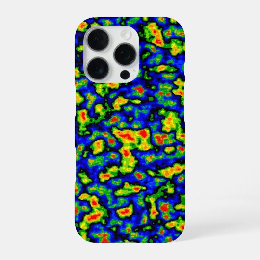 COOL-radarafbeelding iPhone Hoesje (Achterkant)