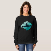 Cool raften en roeien sport zip trui (Voorkant volledig)