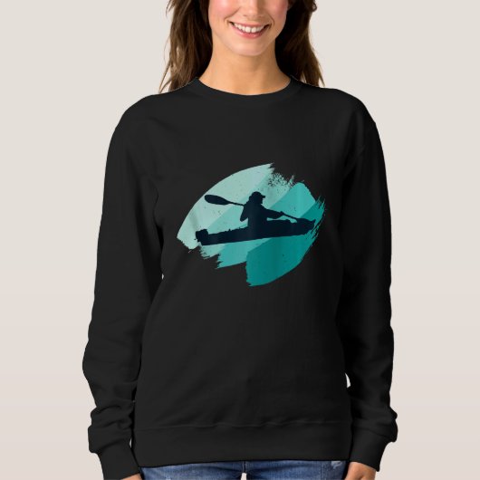 Cool raften en roeien sport zip trui (Voorkant)