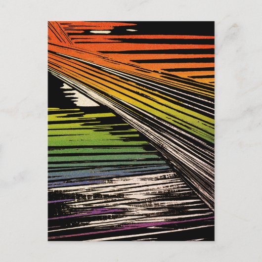 Cool Rainbow Bandana Briefkaart (Voorkant)