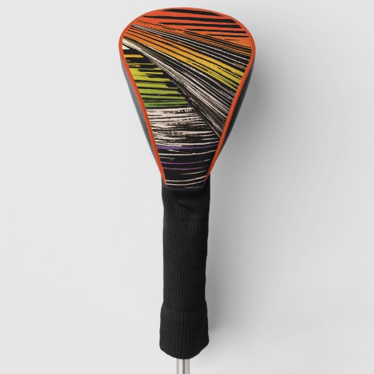 Cool Rainbow Bandana Golfheadcover (Voorkant)