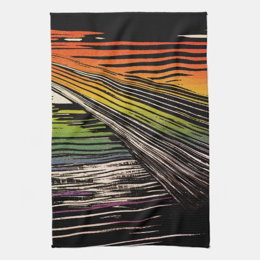 Cool Rainbow Bandana Theedoek (Verticaal)