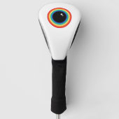 Cool Rainbow Eyeball Golfheadcover (Voorkant)