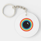 Cool Rainbow Eyeball Sleutelhanger (Voorkant)