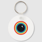 Cool Rainbow Eyeball Sleutelhanger (Achterkant)