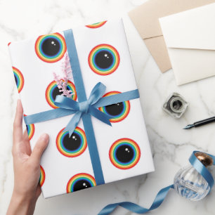 Cool Rainbow Eyes Cadeaupapier