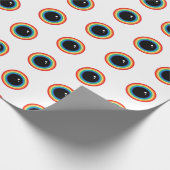 Cool Rainbow Eyes Cadeaupapier (Hoek)