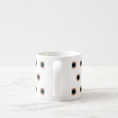 Cool Rainbow Eyes Espresso Kop (Achterkant)