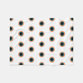 Cool Rainbow Eyes Fleece Deken (Voorkant (Horizontaal))