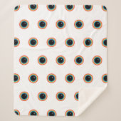 Cool Rainbow Eyes Sherpa Deken (Voorkant)