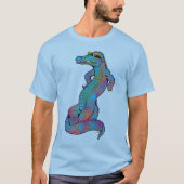 Cool Rainbow Gator T-shirt (Voorkant)