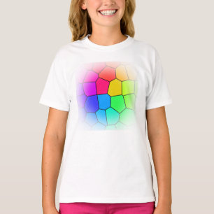 Cool Rainbow-patroon T-shirt