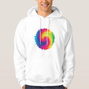 Cool Rainbow Tie Dye Hoodie
