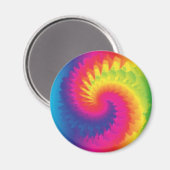 Cool Rainbow Tie Dye Magneet (Voorkant / Achterkant)