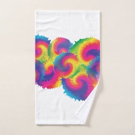Cool Rainbow Tie Dye Patroon Bad Handdoek (Handdoek)