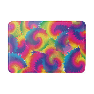 Cool Rainbow Tie Dye Patroon Badmat
