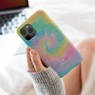 Cool Rainbow Tie Dye Patroon iPhone 15 Pro Max Hoesje