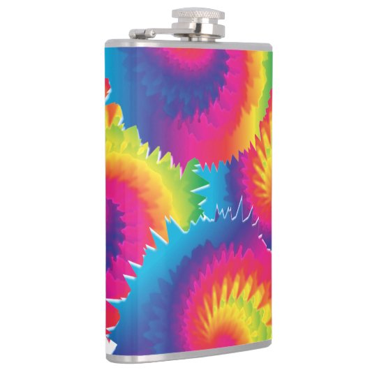 Cool Rainbow Tie Dye Patroon Heupfles (Rechts)