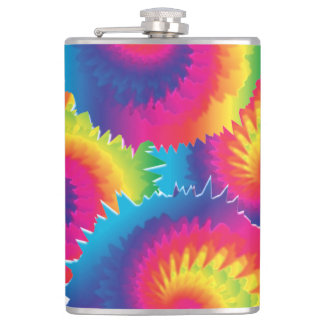 Cool Rainbow Tie Dye Patroon Heupfles