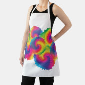 Cool Rainbow Tie Dye Patroon Schort (Insitu)