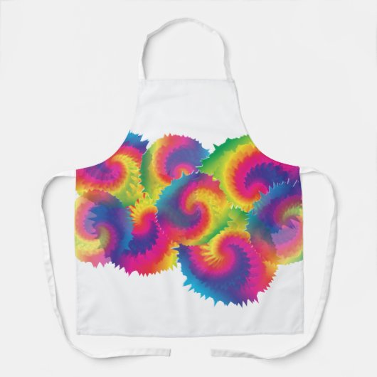 Cool Rainbow Tie Dye Patroon Schort (Voorkant)
