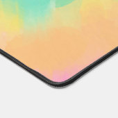 Cool Rainbow Tie Dye Pattern gepersonaliseerd Bureaumat (Hoek)