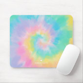 Cool Rainbow Tie Dye Pattern gepersonaliseerd Muismat (Met muis)