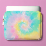 Cool Rainbow Tie Dye Pattern Monogramed Laptop Sleeve<br><div class="desc">Cool Rainbow Tie Dye Pattern. Pas het met u aan naam, monogram, of favoriet kort bericht voor één van een soort ontwerp.</div>