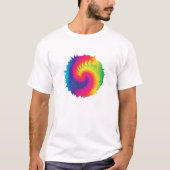 Cool Rainbow Tie Dye T-shirt (Voorkant)