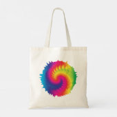 Cool Rainbow Tie Dye Tote Bag (Achterkant)