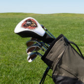 Cool Ram op vuur Zodiac Astologie ontwerp Golfheadcover (Insitu)