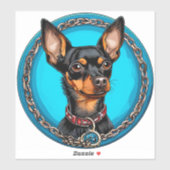 Cool raszuivere hond sticker (Vel)
