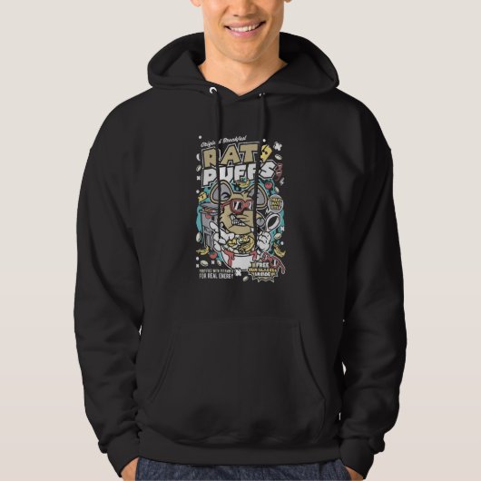 Cool Rat Colorfulrat Vs Mouse Hoodie (Voorkant)