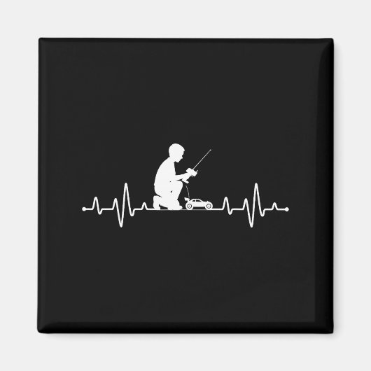 Cool Rc Racing Art For Men Women Remote Control Rc Magneet (Voorkant)