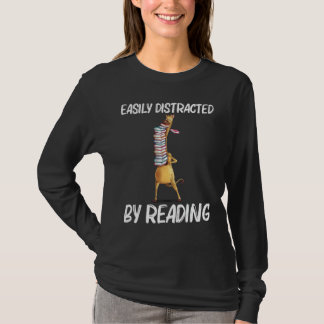Cool Reading For Men Women Bookworm Learning Book  T-shirt