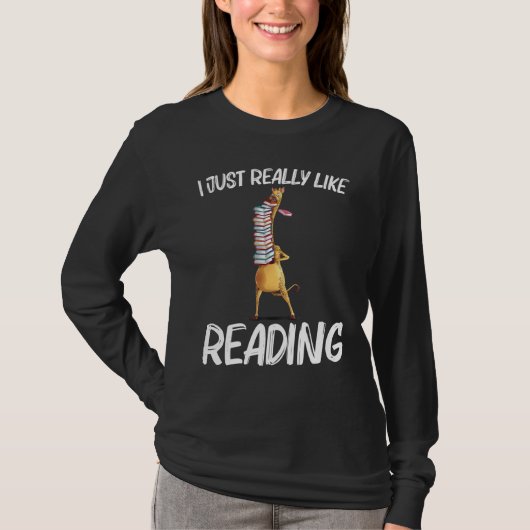 Cool Reading For Men Women Bookworm Learning Book T-shirt (Voorkant)