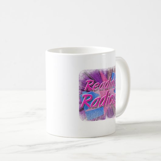 Cool Reading is Rad Booklover-slogan Koffiemok (Voorkant rechts)