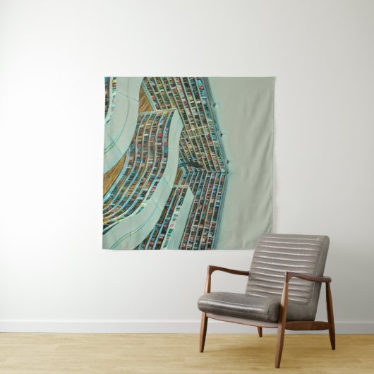 Cool reading lover gift wandkleed (In Situ (horizontaal))