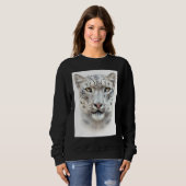 Cool Real Wild Bold Big Cat  I Love Tigers Tigers Trui (Voorkant volledig)