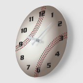 Cool Realistisch Honkbal Grote Klok (Hoek)