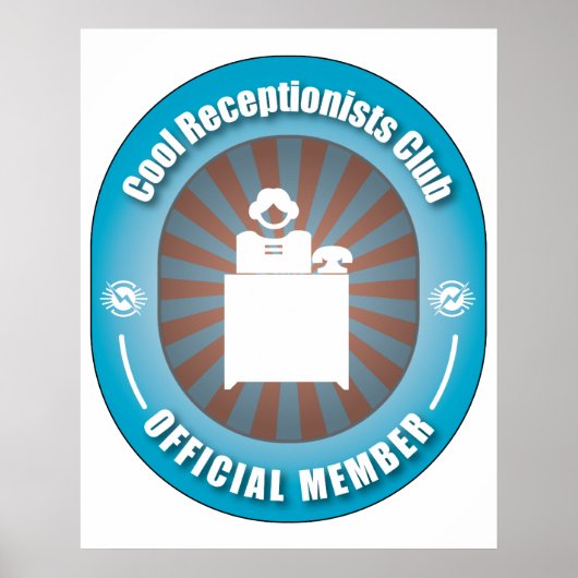 Cool Receptionists Club Poster (Voorkant)