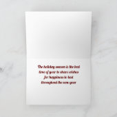 COOL RECREATIEVOERTUIG KERSTMIS WENSKAART FEESTDAGEN KAART (Binnen)