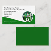 Cool Recycling Services Modern Visitekaartje Desig (Voorkant / Achterkant)
