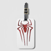 Cool Red Arachnid Logo Adventure Travel Bagagelabel (Voorkant (verticaal))