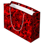COOL Red Camo Groot Cadeauzakje (Achterkant Gekanteld)