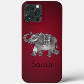 Cool Red Elephant Case-Mate iPhone Case (Achterkant)