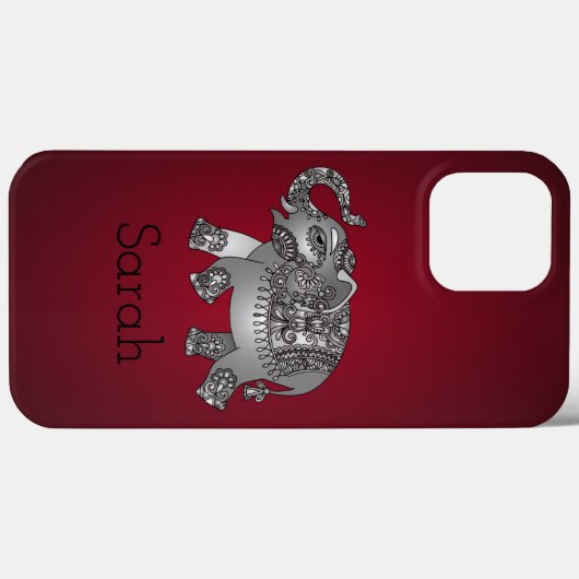 Cool Red Elephant Case-Mate iPhone Case (Achterkant (horizontaal))