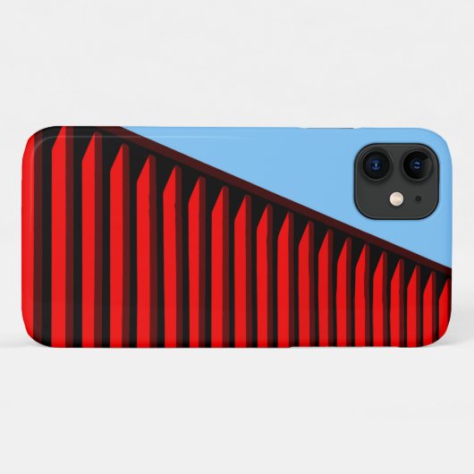 COOL Red- en Blue-patronen Case-Mate iPhone Case (Achterkant (horizontaal))