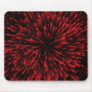Cool red Explosion Design Muismat