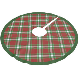 Cool Red Green White Lumberjack Pset Patroon Kerstboom Rok